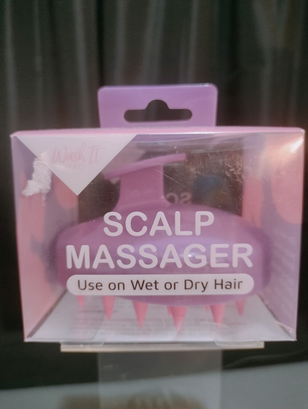 Purple Scalp Massager - Use on Wet or Dry Hair